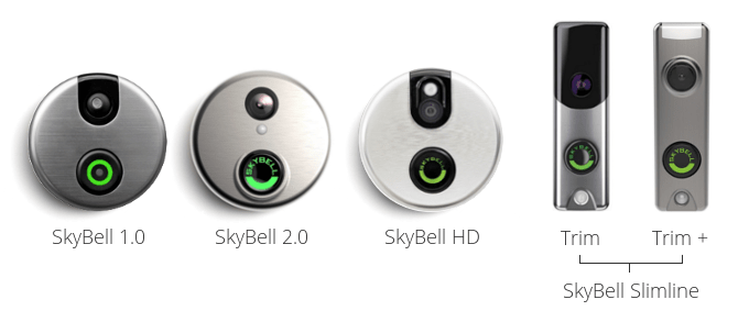 Skybell 1.0 vs Skybell 2.0 vs Skybell HD vs Skybell Trim vs Skybell Trim Plus